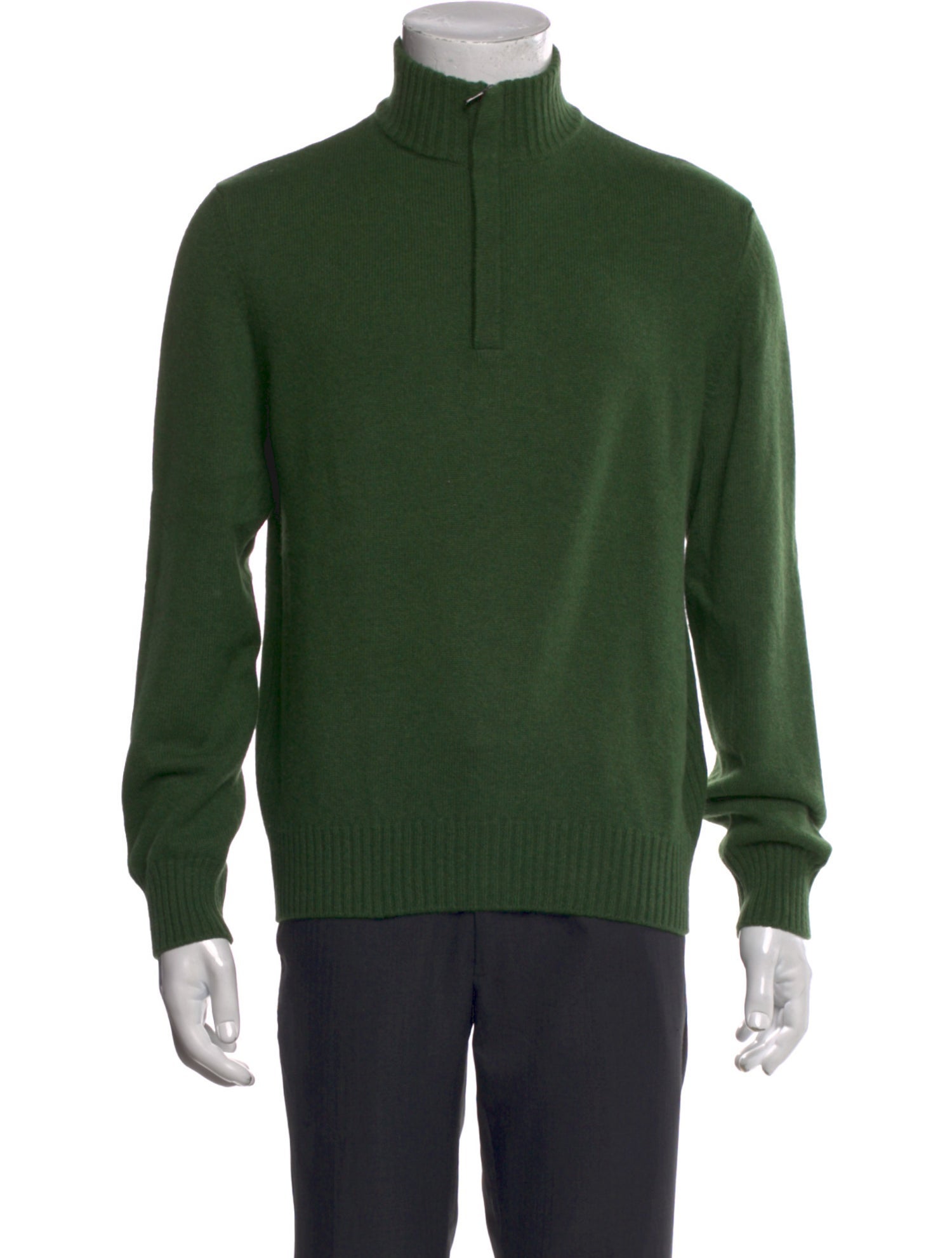 Loro Piana Cashmere Turtleneck Polo Sweater