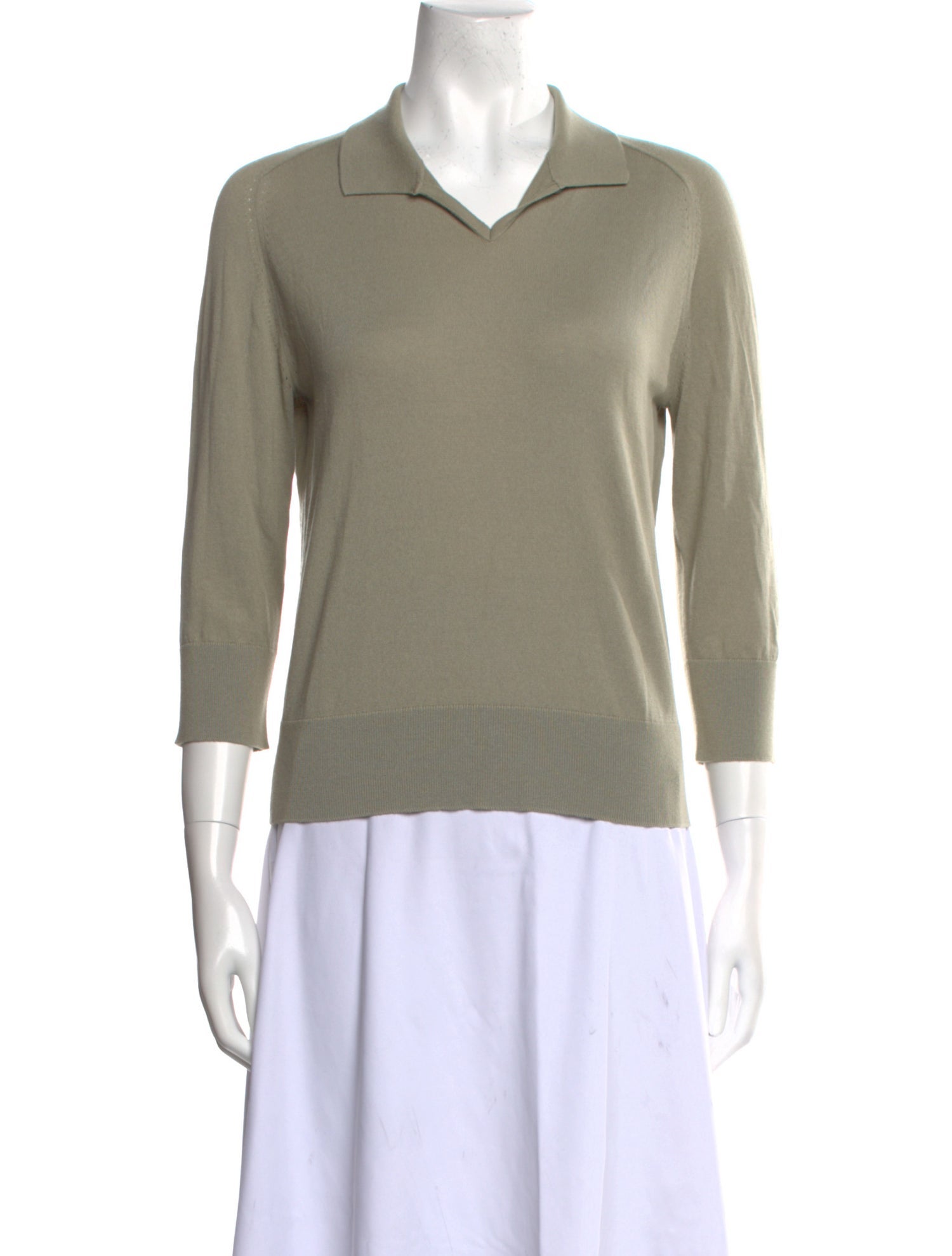 Loro Piana Neo Piuma Polo Cashmere Sweater