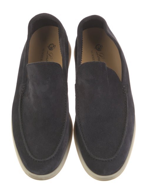 Loro Piana Summer Walk Suede Loafers