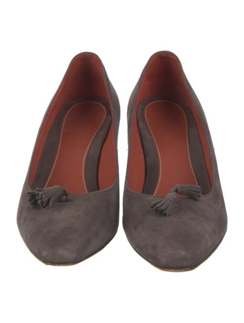 Loro Piana Tassel Suede Pumps