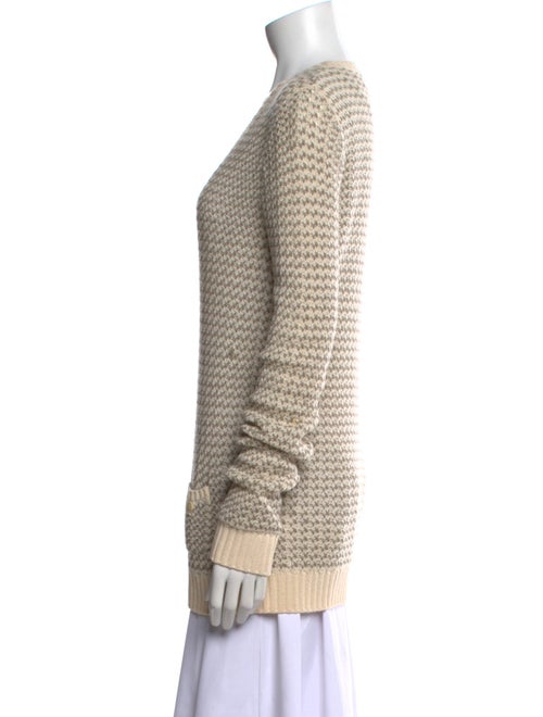 Loro Piana Cashmere Tweed Pattern Sweater