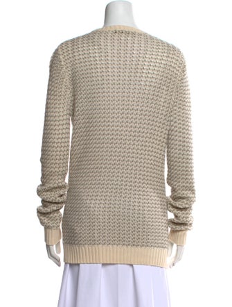 Loro Piana Cashmere Tweed Pattern Sweater