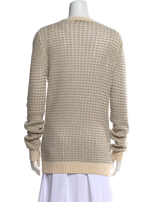 Loro Piana Cashmere Tweed Pattern Sweater