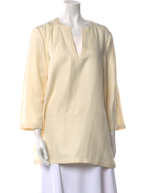 Loro Piana Linen V-Neck Tunic