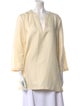 Loro Piana Linen V-Neck Tunic