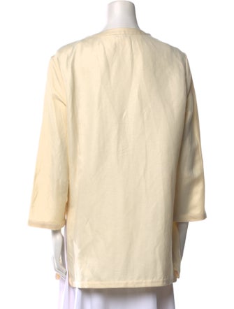 Loro Piana Linen V-Neck Tunic