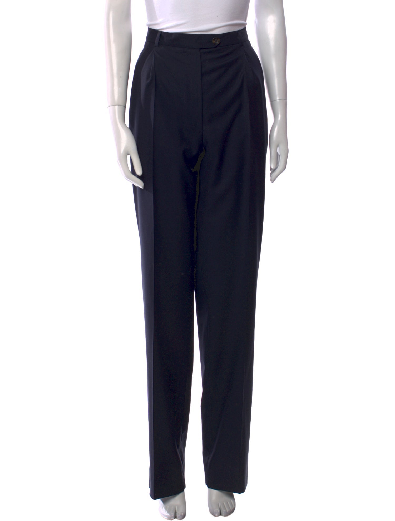 Loro Piana Virgin Wool Straight Leg Pants