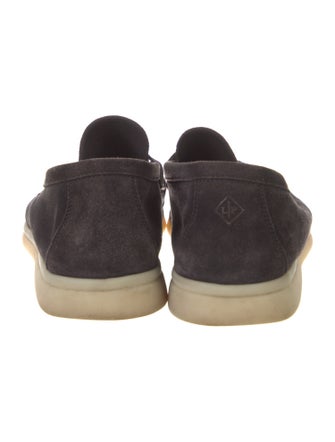 Loro Piana Summer Charm Walk Suede Loafers
