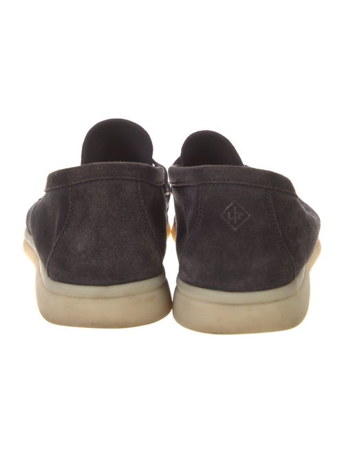 Loro Piana Summer Charm Walk Suede Loafers