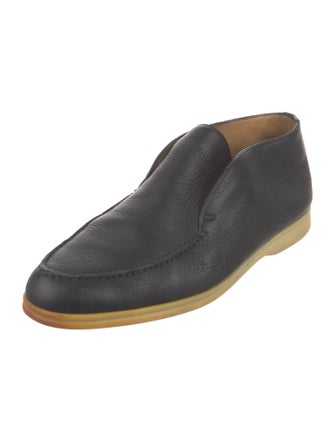 Loro Piana Open Walk Leather Loafers