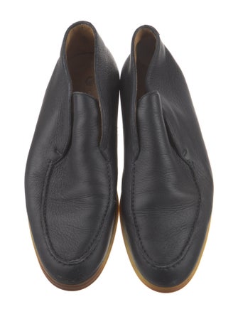 Loro Piana Open Walk Leather Loafers