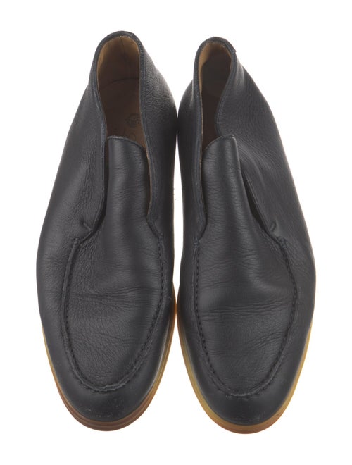 Loro Piana Open Walk Leather Loafers
