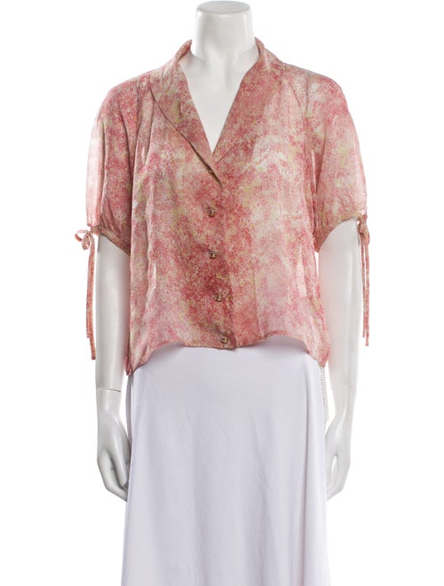 Loro Piana Claudia Silk Crop Top