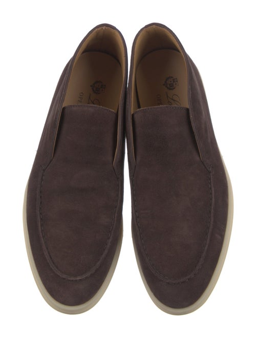 Loro Piana Open Walk Suede Loafers
