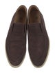 Loro Piana Open Walk Suede Loafers