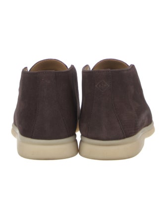 Loro Piana Open Walk Suede Loafers