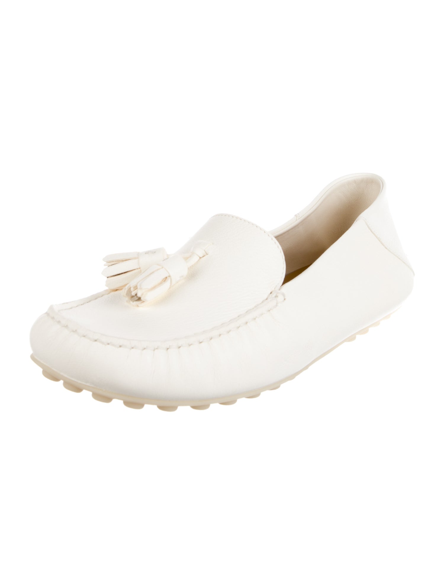 Loro Piana Dot Sole Leather Mules