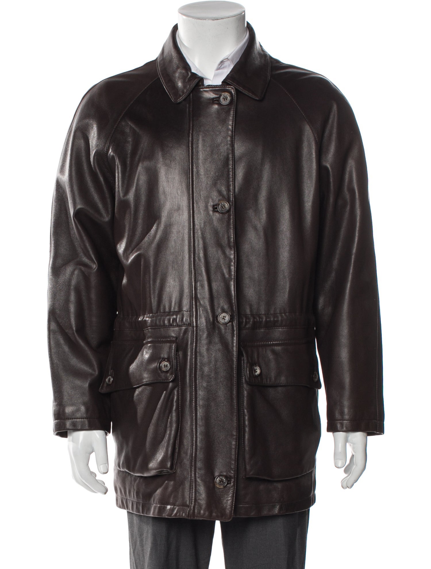 Loro Piana Leather Leather Jacket
