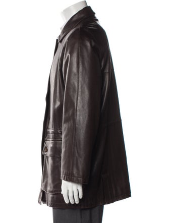 Loro Piana Leather Leather Jacket
