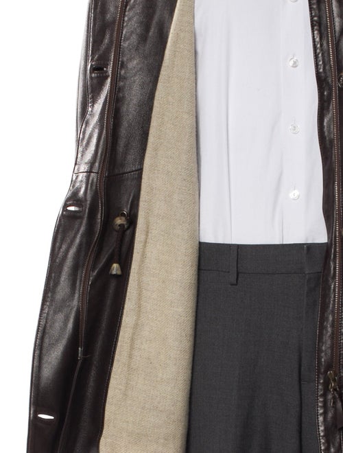Loro Piana Leather Leather Jacket