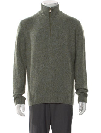 Loro Piana Half Zip Cashmere Pullover