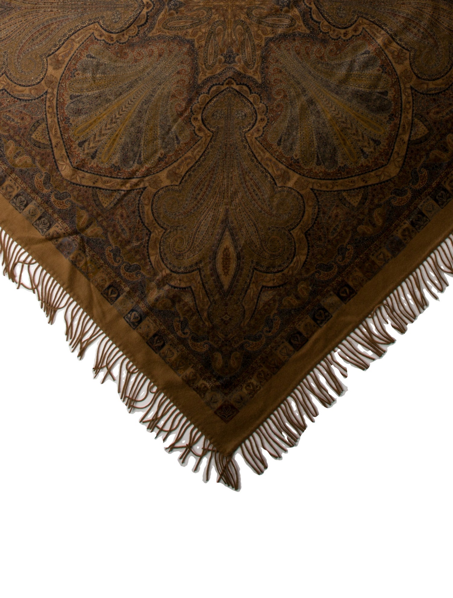 Loro Piana Wool Printed Shawl
