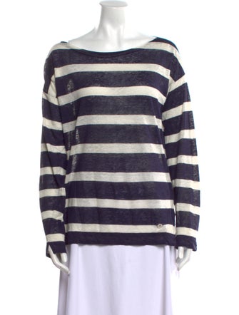 Loro Piana Linen Striped Top
