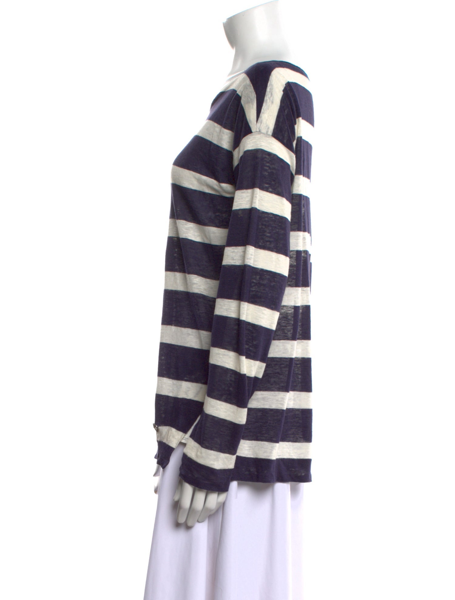 Loro Piana Linen Striped Top