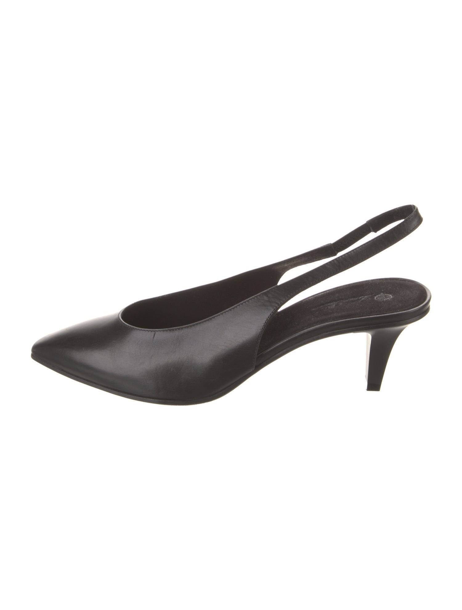 Loro Piana Rebecca Leather Slingback Pumps