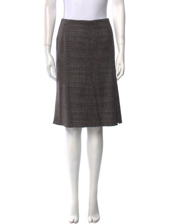 Loro Piana Virgin Wool Knee-Length Skirt