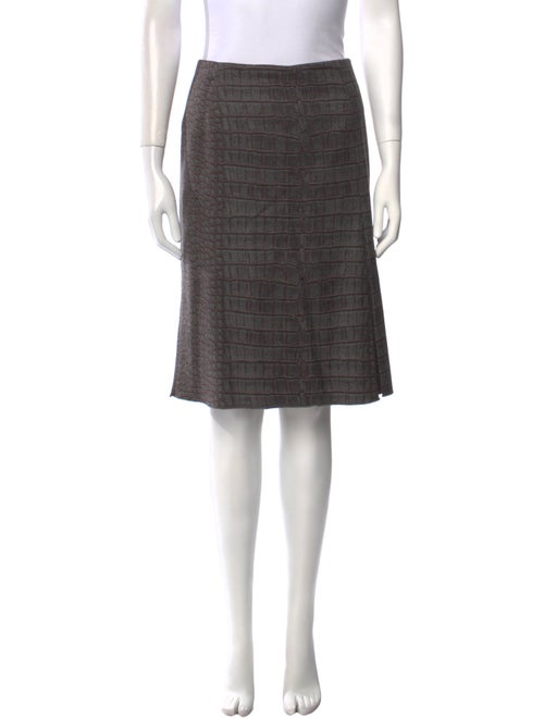 Loro Piana Virgin Wool Knee-Length Skirt