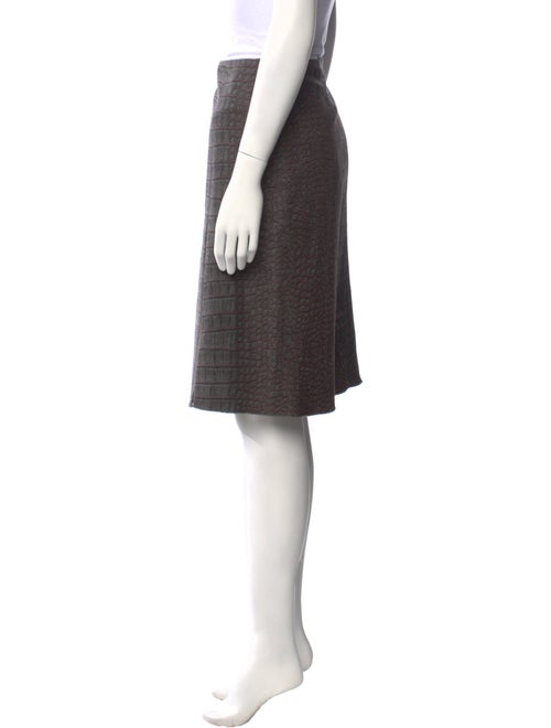 Loro Piana Virgin Wool Knee-Length Skirt