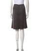 Loro Piana Virgin Wool Knee-Length Skirt