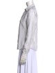 Loro Piana Linen Striped Button-Up Top