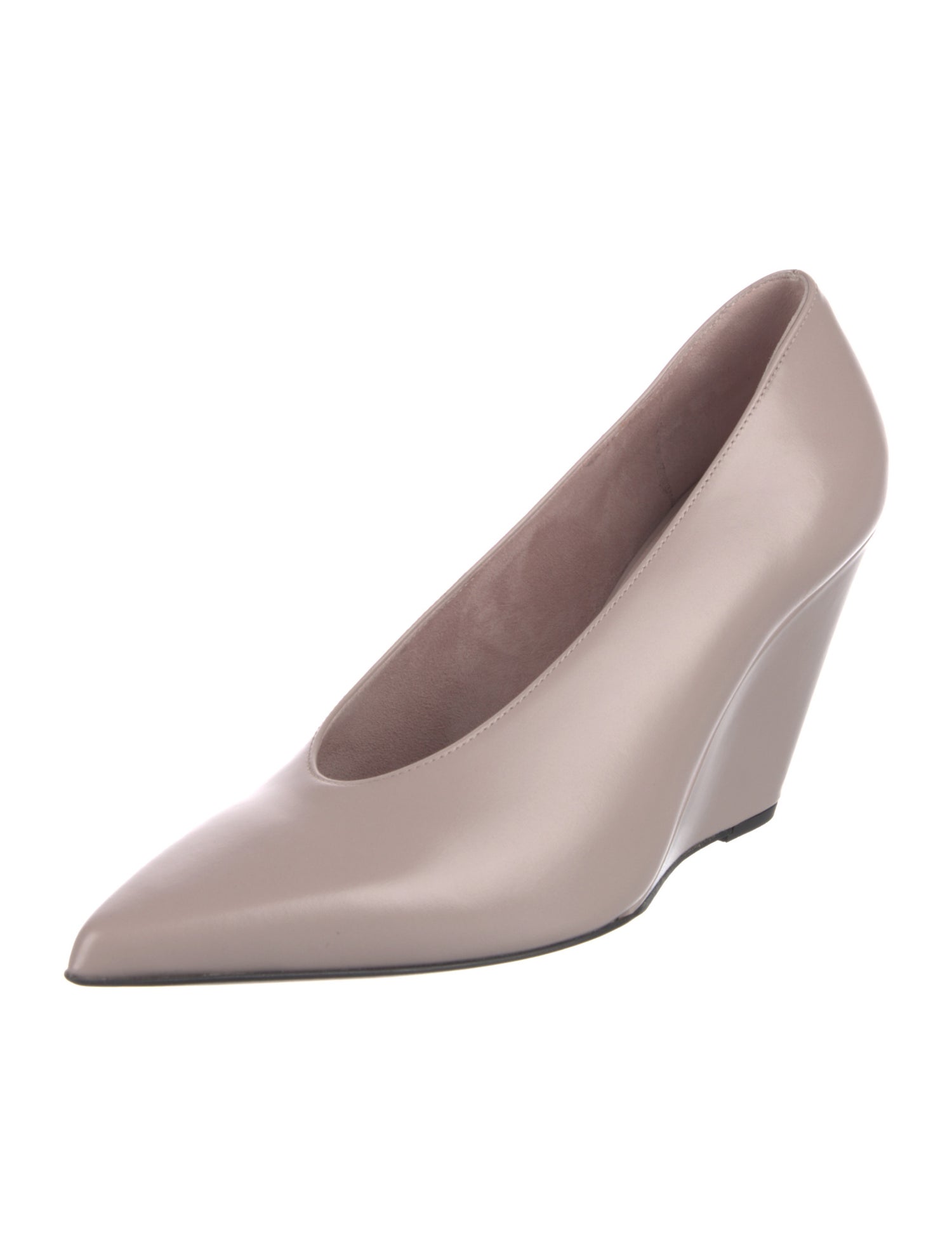 Loro Piana Viola Calfskin Pumps