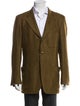 Loro Piana Cashmere Leather Trim Embellishment Blazer