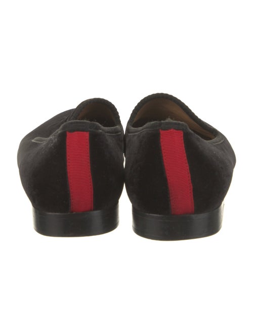 Del Toro Velvet Embroidered Accent Loafers