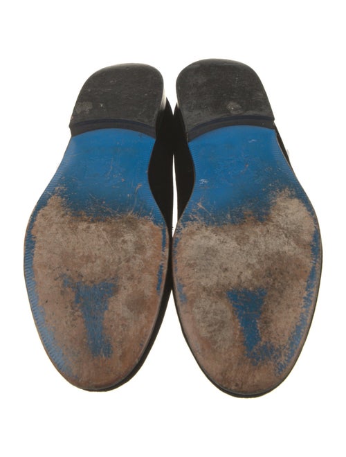 Del Toro Velvet Embroidered Accent Loafers