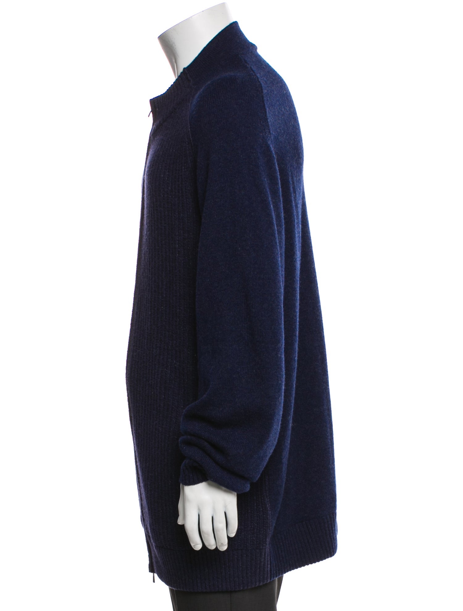 Loro Piana Cashmere Mock Neck Cardigan