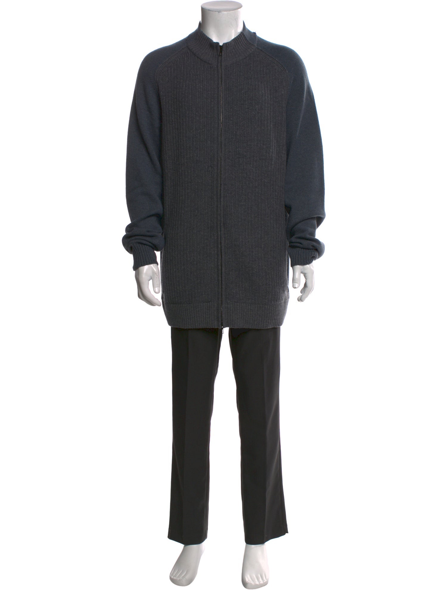 Loro Piana Cashmere Mock Neck Cardigan