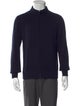 Loro Piana Cashmere Mock Neck Cardigan