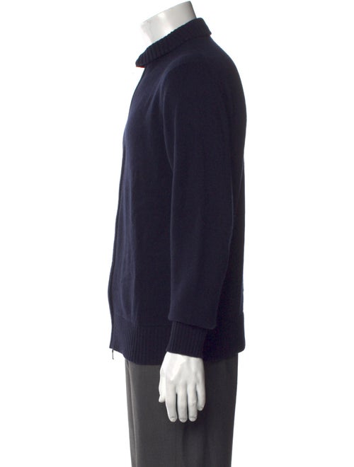 Loro Piana Cashmere Mock Neck Cardigan
