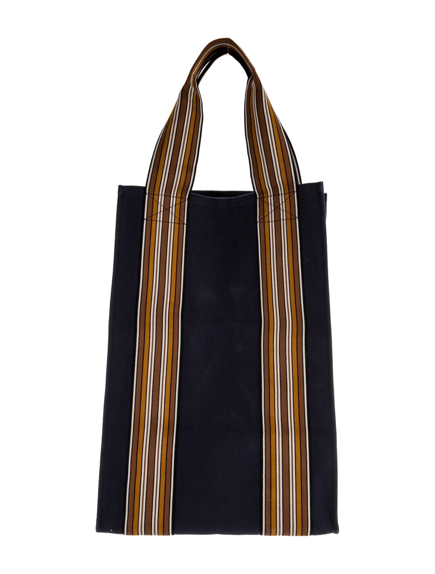 Loro Piana Canvas Suitcase Stripe w/ Tags