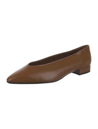 Loro Piana Rebecca Leather Ballet Flats