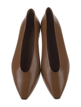 Loro Piana Rebecca Leather Ballet Flats