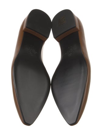 Loro Piana Rebecca Leather Ballet Flats