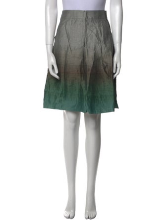 Loro Piana Linen Knee-Length Skirt