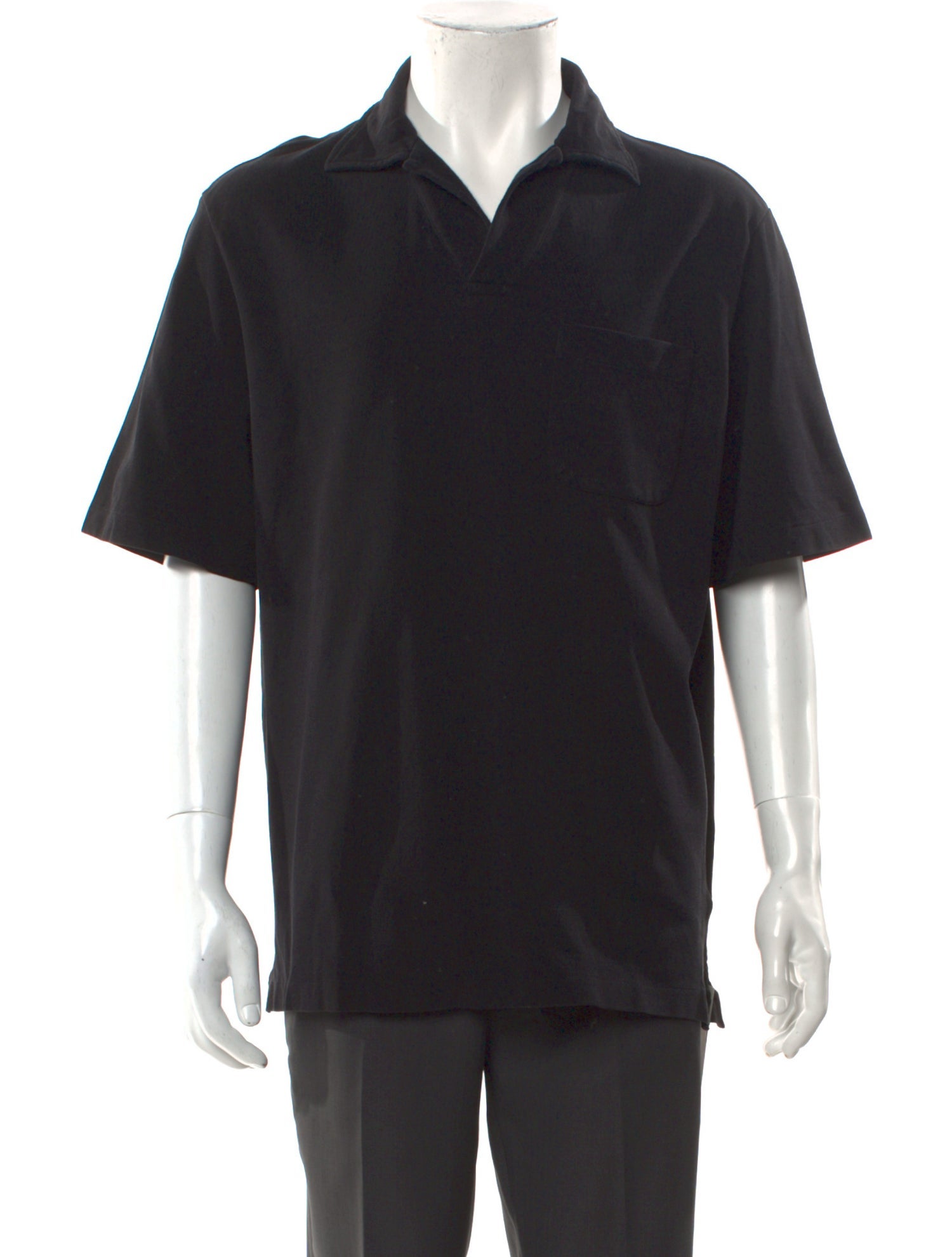 Loro Piana Collar Short Sleeve Polo Shirt