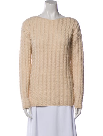 Loro Piana Cashmere Bateau Neckline Sweater