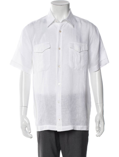 Loro Piana Linen Short Sleeve Shirt